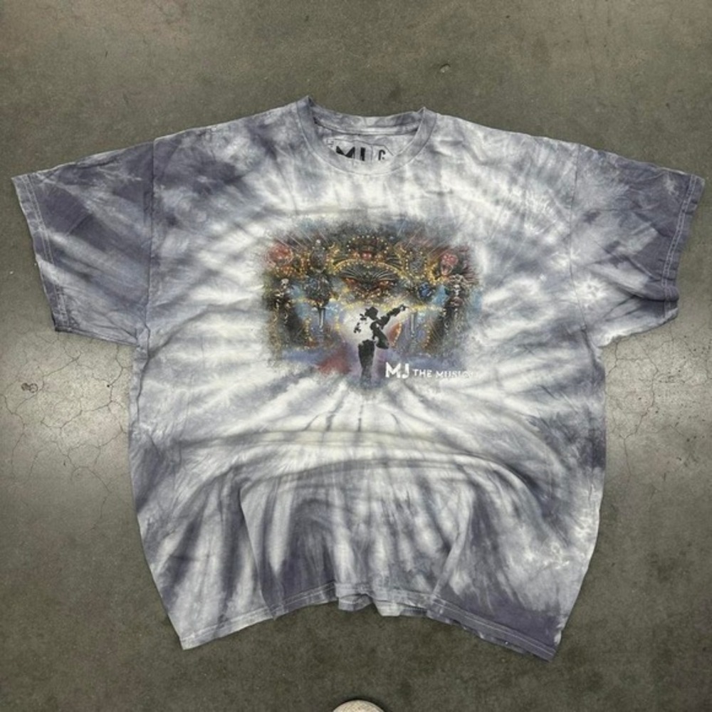 *SOLD* Michael Jackson the musical tie dye tee Size Lg